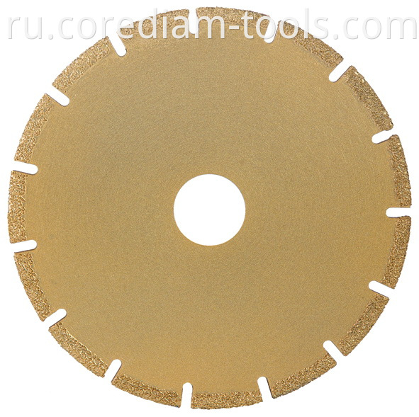 Segmented Vacuum Brazed Blade